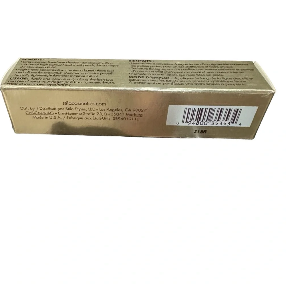 Stila Shimmer and Glow Liquid Eyeshadow in GRACE NIB